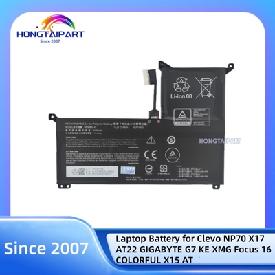 खरीदें Laptop Battery NP50BAT-4-54 4ICP7 89% New for Clevo NP70 X17 AT22 15.2V 49WH ऑनलाइन निर्माण
