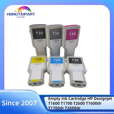 खरीदें 300ML Ink Cartridge 730 P2V71A-MK P2V73A-PK P2V68A-C P2V70A-Y P2V69A-M P2V72A-G for HP Designjet T1600 T1700 T2600 T1600dr T1700dr T2600dr ऑनलाइन निर्माण