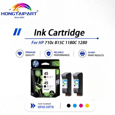 खरीदना चिप-प्रमाणित मूल HP45 51645A & HP78 6578D स्याही कारतूस रक्तस्राव मुक्त संग्रहणीय स्थिर HP 710c 815C 1180C 1280 CAD प्लॉटर के लिए संगत ऑनलाइन निर्माण