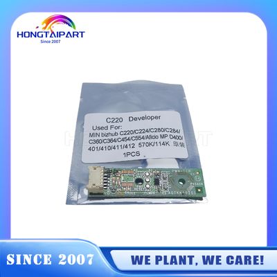 डेवलपर चिप के लिए Konica Minolta Bizhub C220 C224 C280 C284 C 360 C364 C454 C554 Aficio MP D400 401 410 411 412 570K 114K