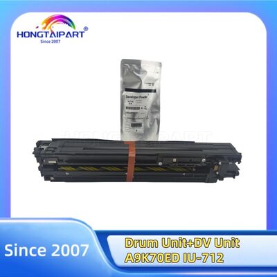 ड्रम यूनिट + डीवी यूनिट A9K70ED IU-712 के लिए Konica Minolta C759 C659 प्रिंटर स्पेयर पार्ट्स आपूर्ति