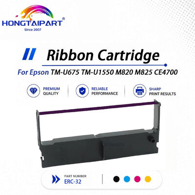 स्मज-प्रूफ ERC-32 रिबन कार्ट्रिज क्रिस्प इंप्रिंट Epson TM-U675 TM-U1550 M820 M825 CE4700 के लिए संगत