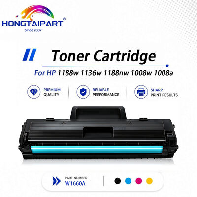 स्पष्ट पाठ उच्च संगतता HP W1660A टोनर कारतूस 1188w 1136w 1188nw 1008w 1008a प्रिंटर के लिए